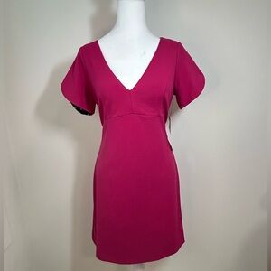 Betsey Johnson Cherry-Lined Hot Pink Dress – NWT, Size 6